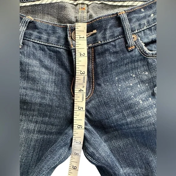 Abercrombie & Fitch Distressed Low-Rise Straight Leg Jeans – Size 30x32 - Picture 13 of 16